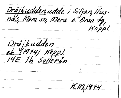 Bild på arkivkortet för arkivposten Dräjkudden