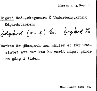 Bild på arkivkortet för arkivposten Edgärd