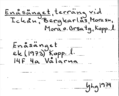 Bild på arkivkortet för arkivposten Enåsänget