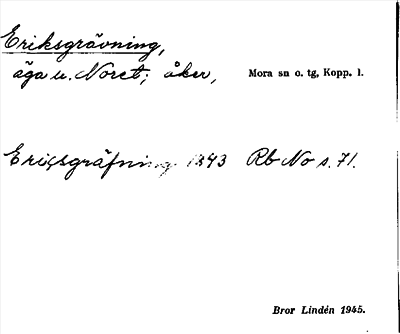 Bild på arkivkortet för arkivposten Eriksgrävning