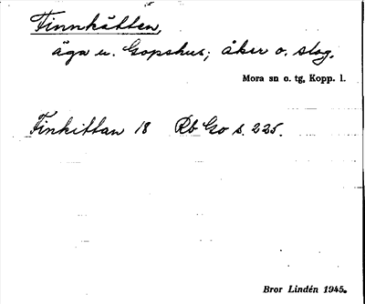 Bild på arkivkortet för arkivposten Finnkätten