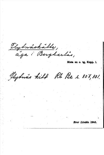 Bild på arkivkortet för arkivposten Flytnäskätte