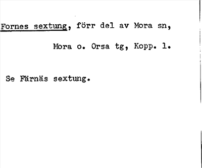Bild på arkivkortet för arkivposten Fornes sextung