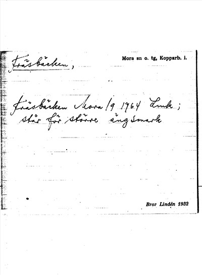 Bild på arkivkortet för arkivposten Fräsbäcken