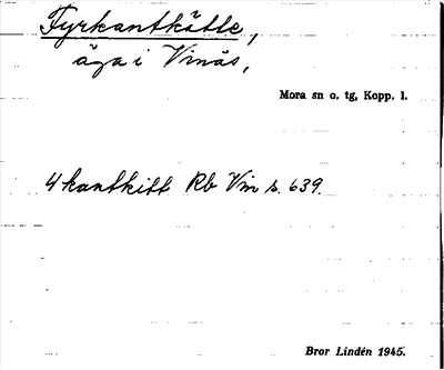 Bild på arkivkortet för arkivposten Fyrkantkätte