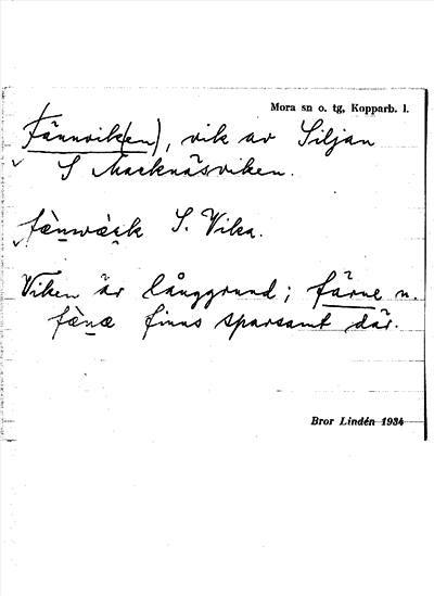 Bild på arkivkortet för arkivposten Fännvik(en)
