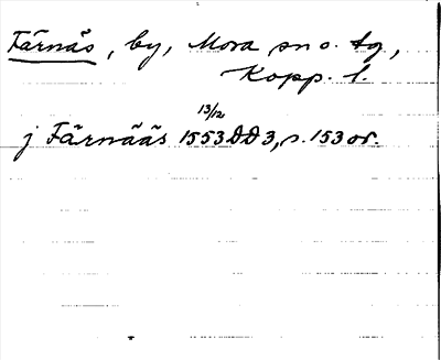 Bild på arkivkortet för arkivposten Färnäs