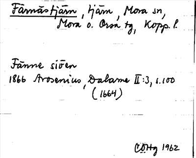 Bild på arkivkortet för arkivposten Färnästjärn