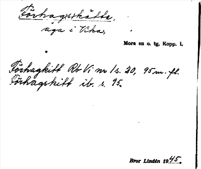 Bild på arkivkortet för arkivposten Förhag(s)kätte