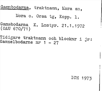 Bild på arkivkortet för arkivposten Gammbodarna