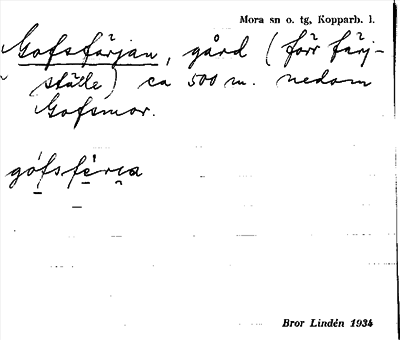 Bild på arkivkortet för arkivposten Gofsfärjan
