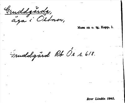 Bild på arkivkortet för arkivposten Gruddgärde