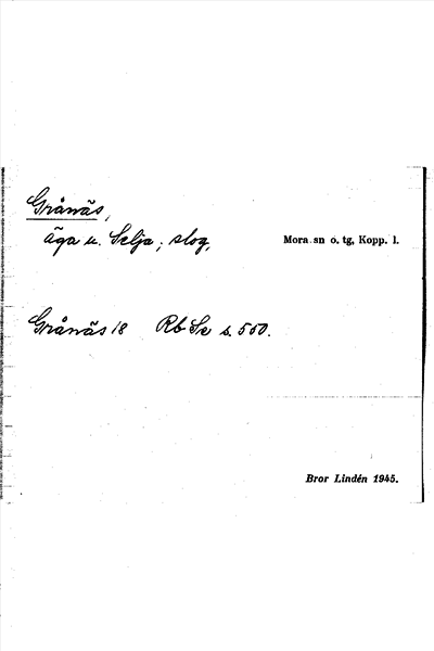 Bild på arkivkortet för arkivposten Grånäs