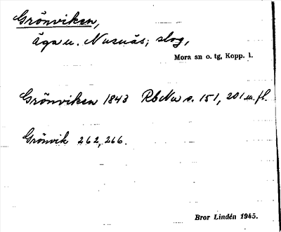 Bild på arkivkortet för arkivposten Grönviken