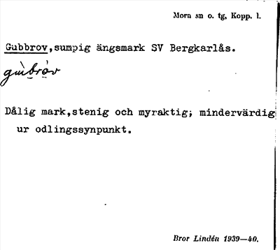Bild på arkivkortet för arkivposten Gubbrov