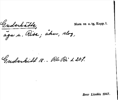 Bild på arkivkortet för arkivposten Guderkätte