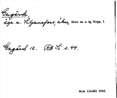 Bild på arkivkortet för arkivposten Gugärde