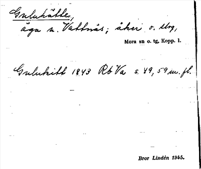 Bild på arkivkortet för arkivposten Gulukätte