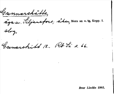 Bild på arkivkortet för arkivposten Gunnarskätte