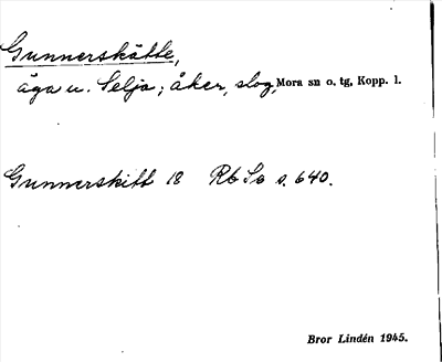 Bild på arkivkortet för arkivposten Gunnerskätte