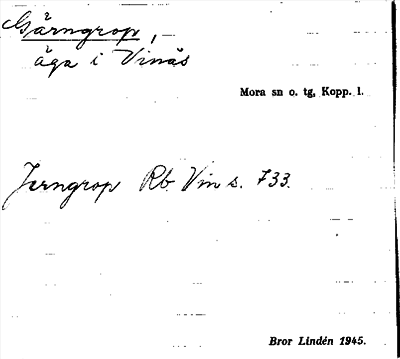 Bild på arkivkortet för arkivposten Gärngrop