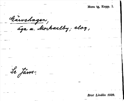 Bild på arkivkortet för arkivposten Gärvshagen