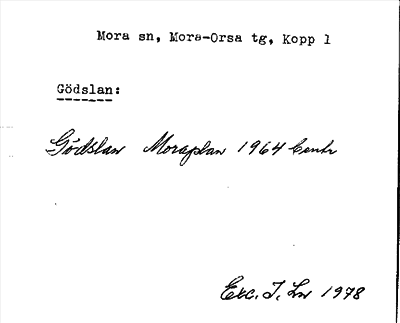 Bild på arkivkortet för arkivposten Gödslan
