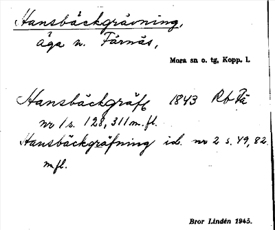 Bild på arkivkortet för arkivposten Hansbäckgrävning