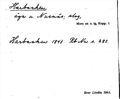Bild på arkivkortet för arkivposten Harbacken