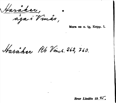 Bild på arkivkortet för arkivposten Haråker