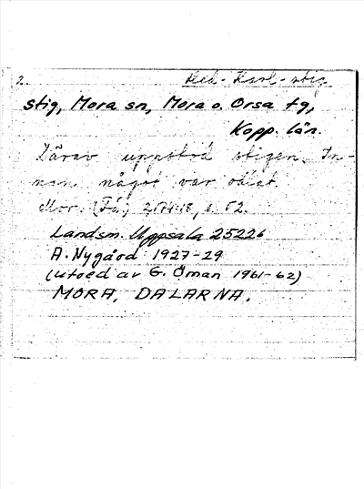 Bild på arkivkortet för arkivposten Hed-Karl-stig