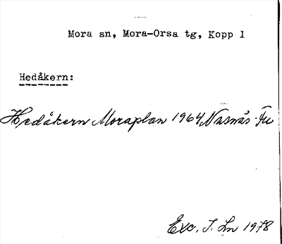 Bild på arkivkortet för arkivposten Hedåkern