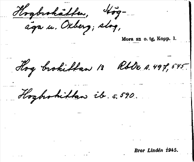 Bild på arkivkortet för arkivposten Hogbrokätten