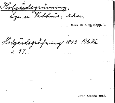 Bild på arkivkortet för arkivposten Holgärdsgrävning