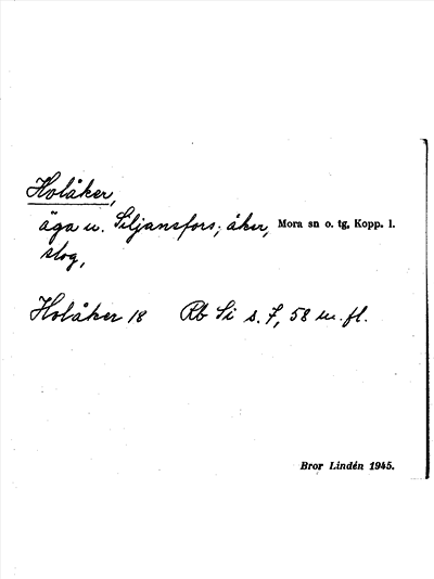 Bild på arkivkortet för arkivposten Holåker