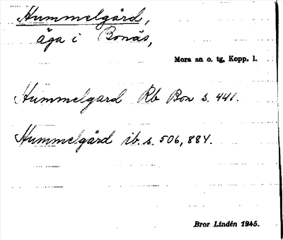 Bild på arkivkortet för arkivposten Hummelgård