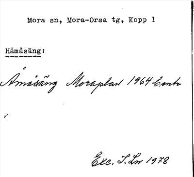 Bild på arkivkortet för arkivposten Håmåsäng