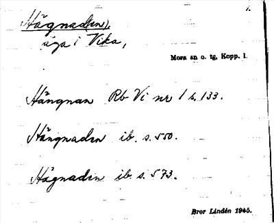 Bild på arkivkortet för arkivposten Hägnad(en)