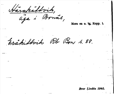 Bild på arkivkortet för arkivposten Härakättvik