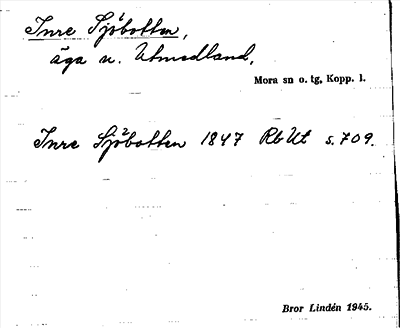 Bild på arkivkortet för arkivposten Inre Sjöbotten