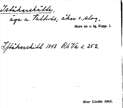 Bild på arkivkortet för arkivposten Iståkerskätte
