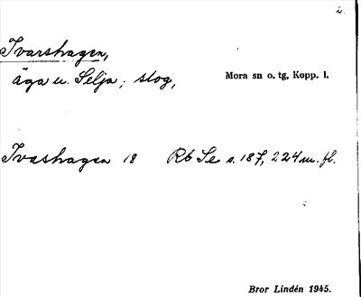 Bild på arkivkortet för arkivposten Ivarshagen