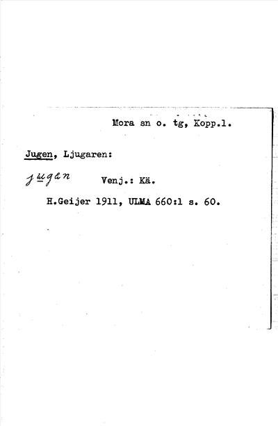 Bild på arkivkortet för arkivposten Jugen