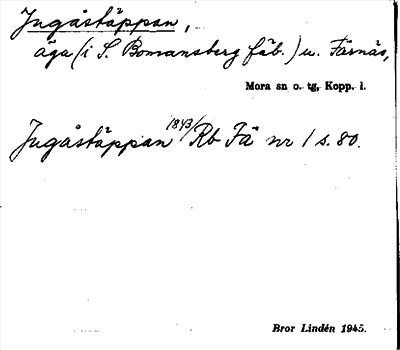 Bild på arkivkortet för arkivposten Jugåstäppan