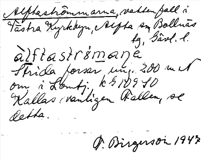 Bild på arkivkortet för arkivposten Alftaströmmarna