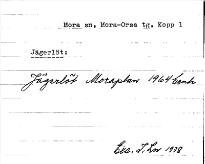 Bild på arkivkortet för arkivposten Jägerlöt