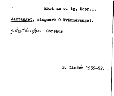 Bild på arkivkortet för arkivposten Jämtänget