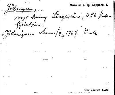 Bild på arkivkortet för arkivposten Jöllmyren