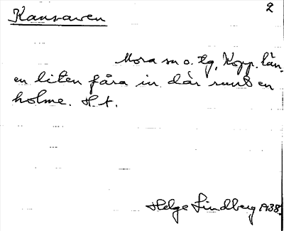 Bild på arkivkortet för arkivposten Kansaven