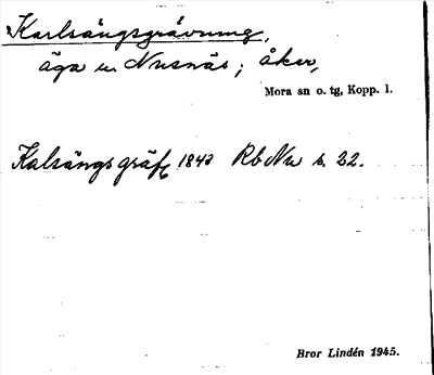 Bild på arkivkortet för arkivposten Karlsängsgrävning
